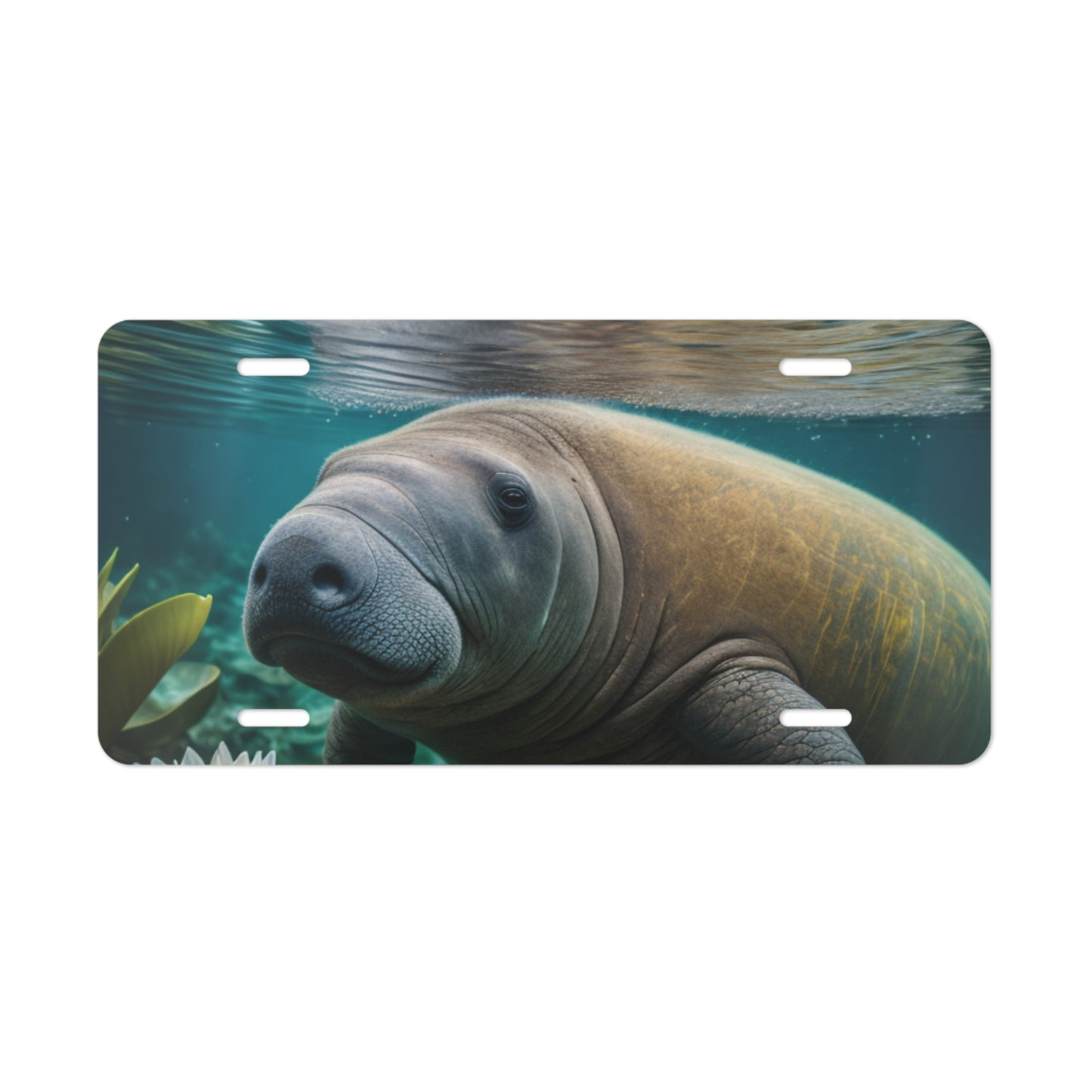 Manatee Vanity Plate