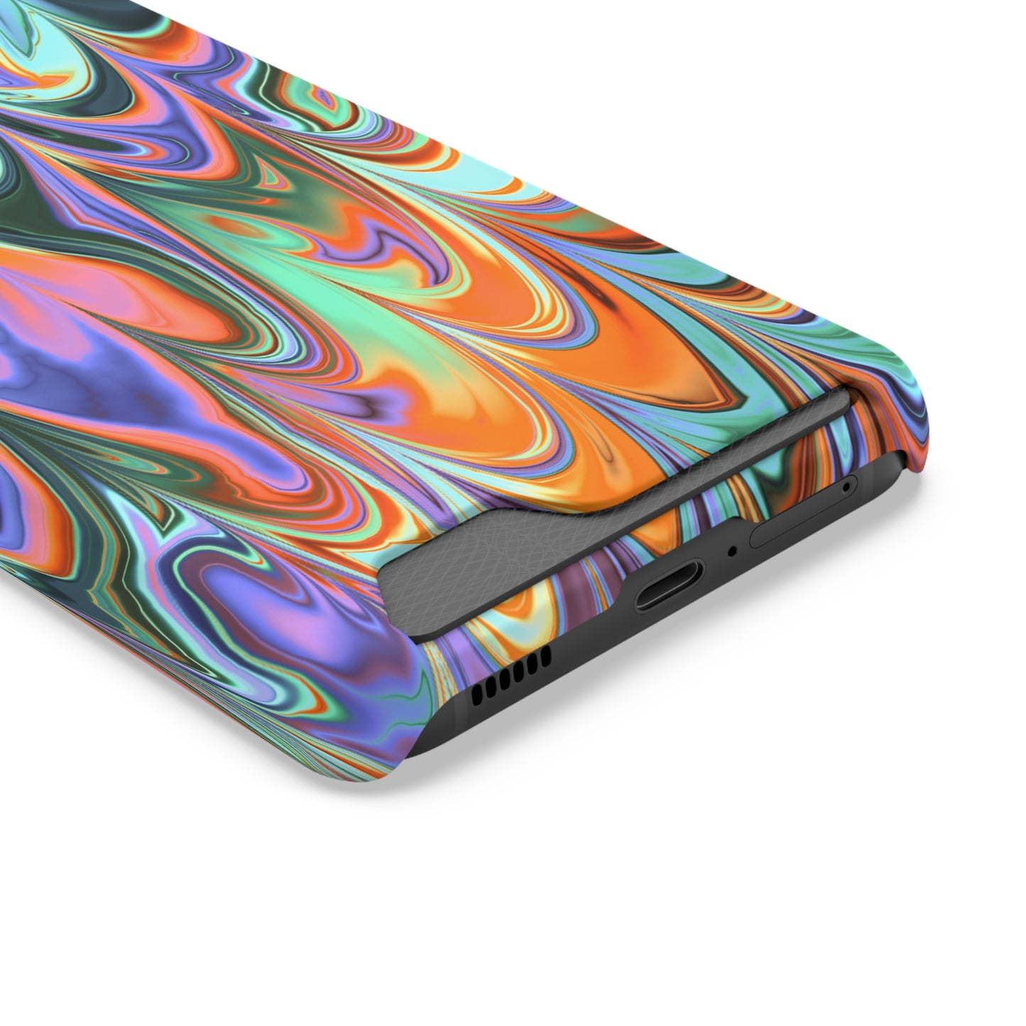 Psychedelic Phone Case With Card Holder