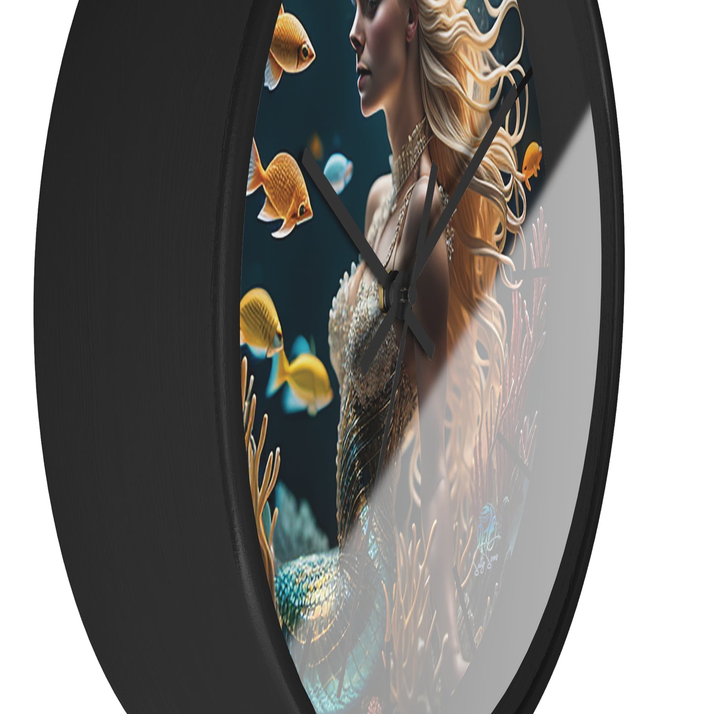 Salty Sirens Wall Clock