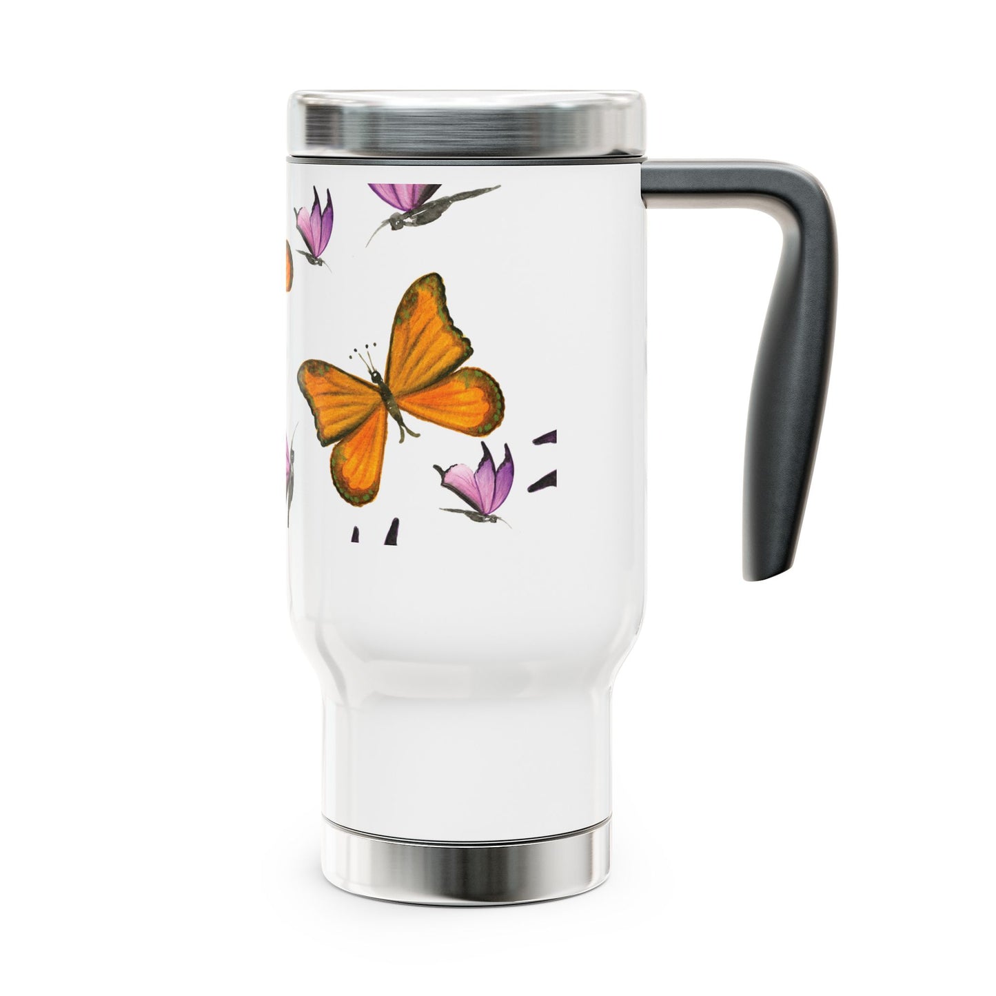 Stainless Steel Mug with Handle, 14oz