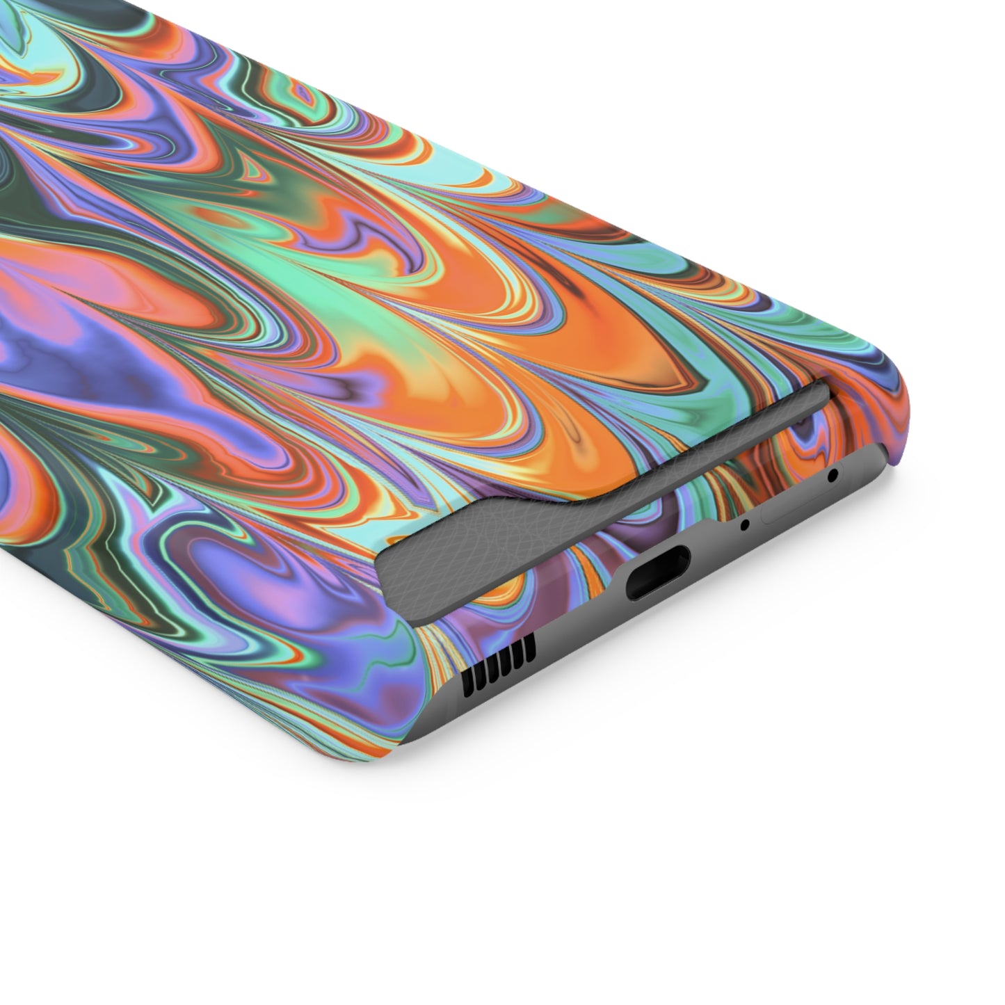 Psychedelic Phone Case With Card Holder