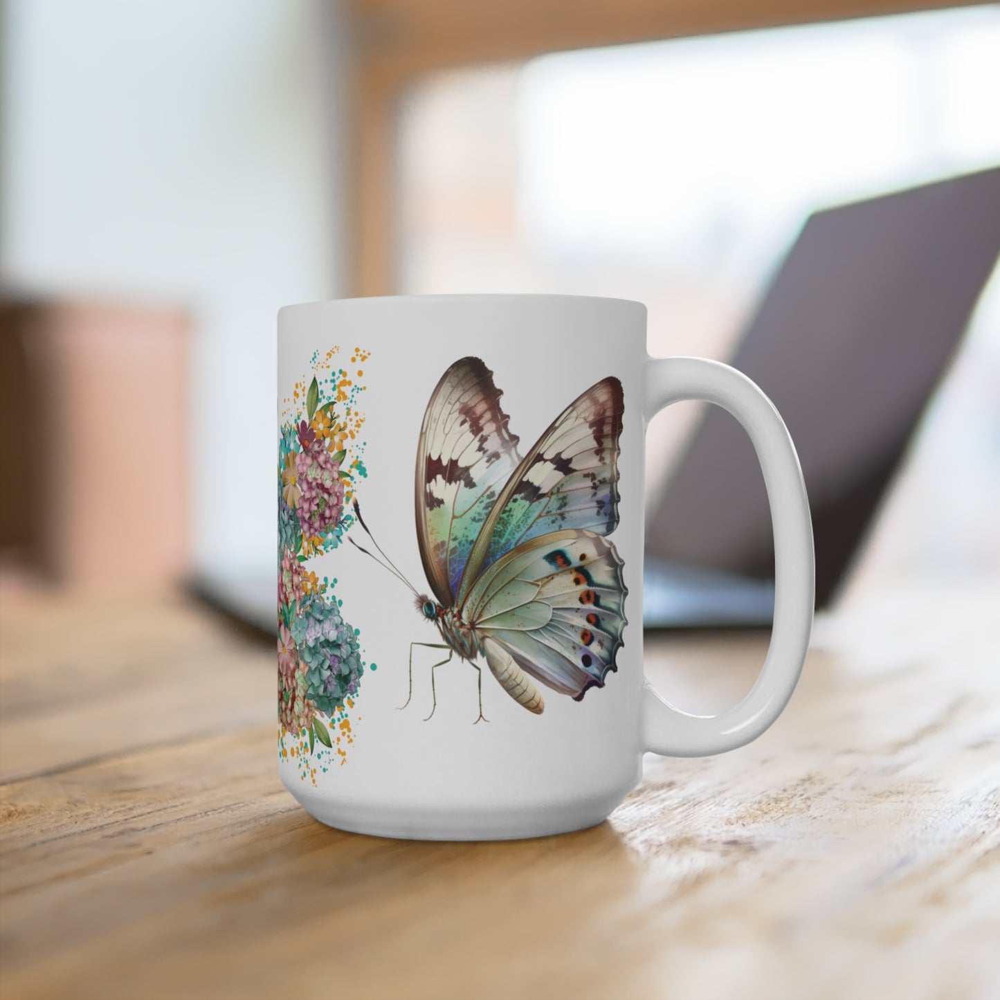 Butterfly Ceramic Mug 15oz