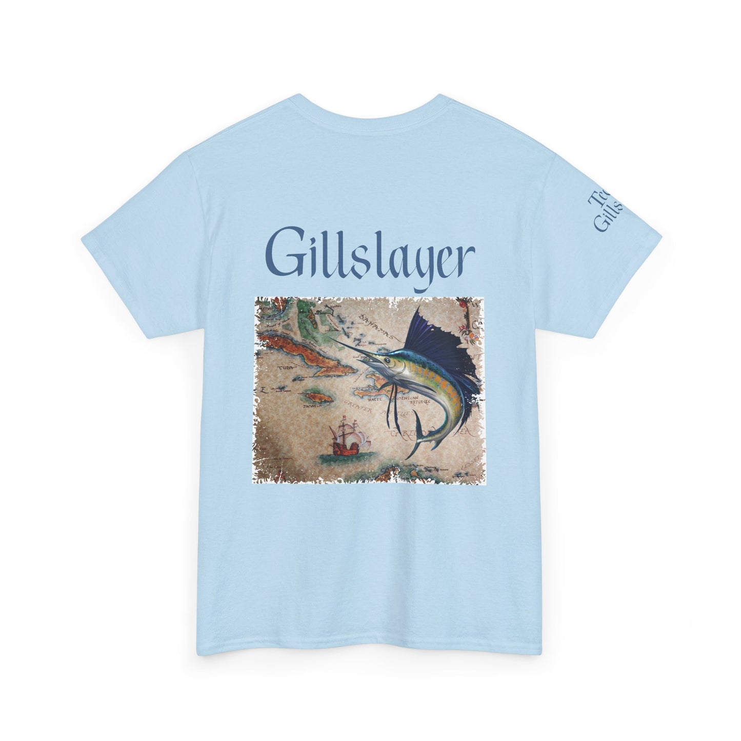 Gillslayer Heavy Cotton Tee Marlin Fishing