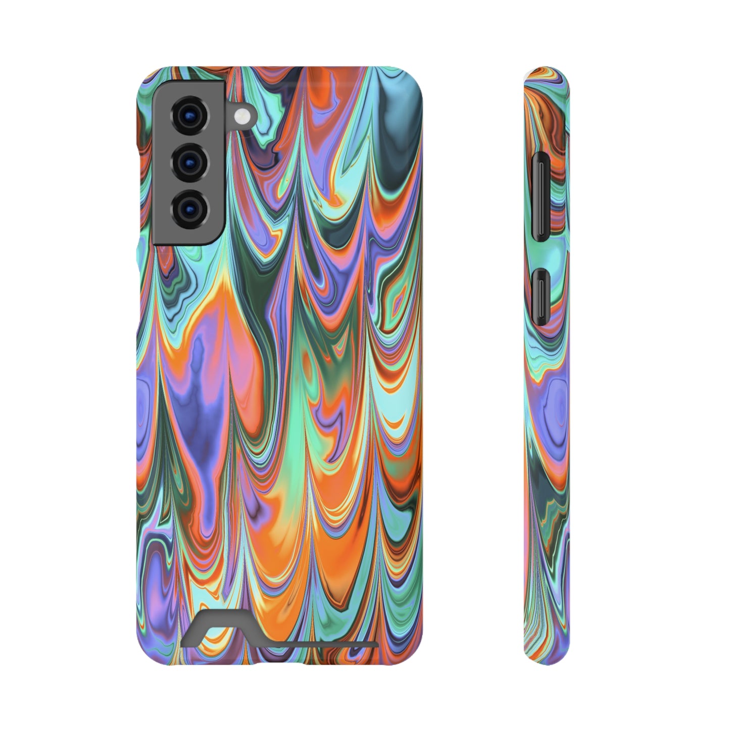 Psychedelic Phone Case With Card Holder