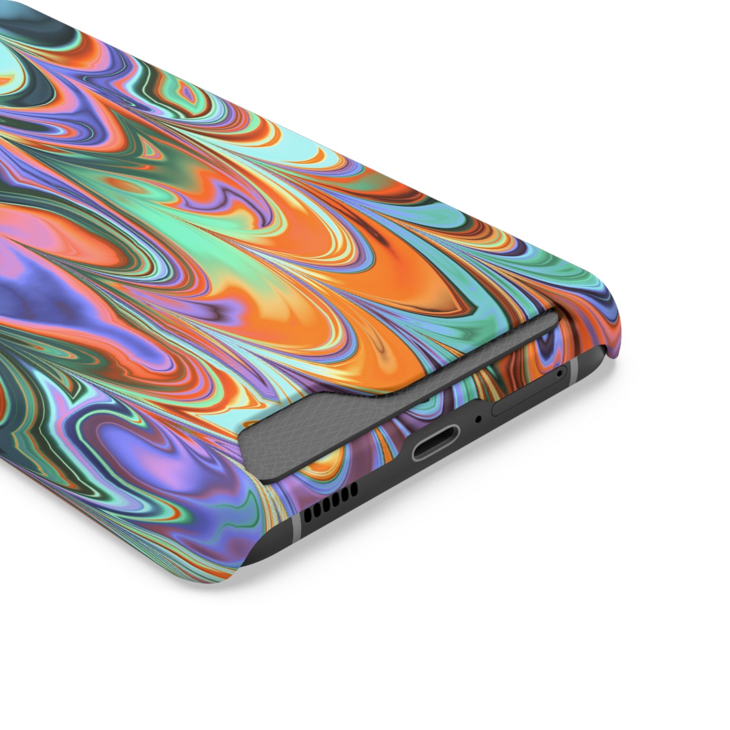 Psychedelic Phone Case With Card Holder