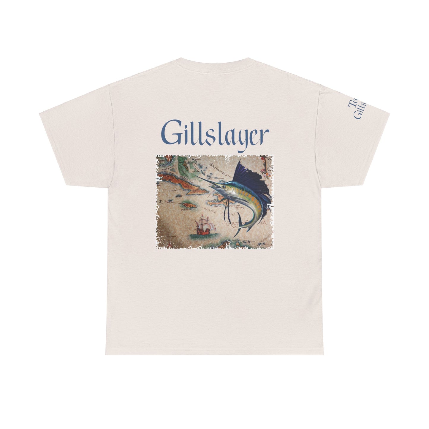 Gillslayer Heavy Cotton Tee Marlin Fishing