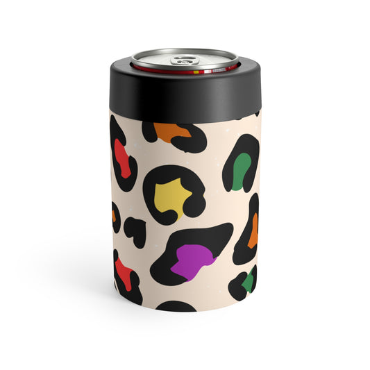 Colorful Leopard Can Holder